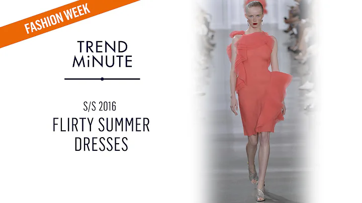Trend Minute: New York S/S 16 – Flirty Dresses - DayDayNews