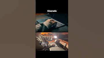 Normal VS Cinematic: Typing scene ✨ shoot the shadow side #cinematic #cinematography #videography