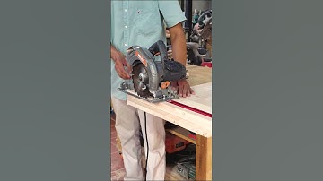 Impressive DIY Circular Saw Guide Rail #shorts #trending