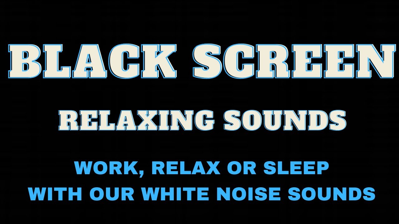 BLACK SCREEN Best Air Conditioner Sound! Relaxation & Sleep Sounds