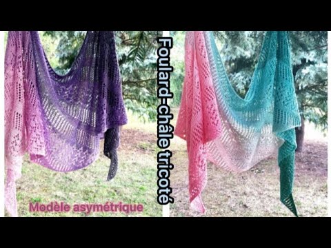 Tricot : nos modèles de châles et écharpes à faire soi-même