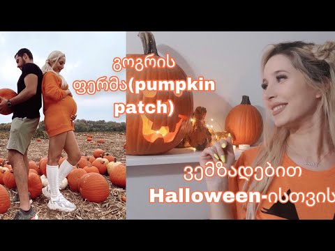 ვემზადებით Halloween-სთვის, გოგრის ფერმა | ellene pei