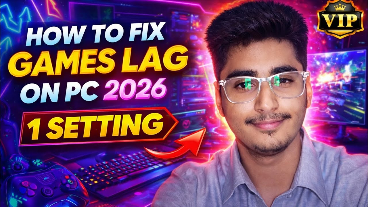 How To Fix Games Lag On PC 2026 🔥 1 Setting = Smooth Gameplay ...