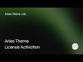 Aries Shopify Theme | License Activation