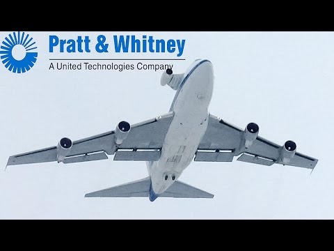 Pratt & Whitney Canada 747SP (B74S) push back & head on departure at YMX