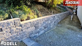 How to Build a Retaining Wall! (Stackable MortarLess)