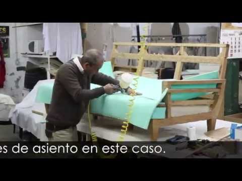 Tapizado de sofa youtube Mueblesmodernosdesala