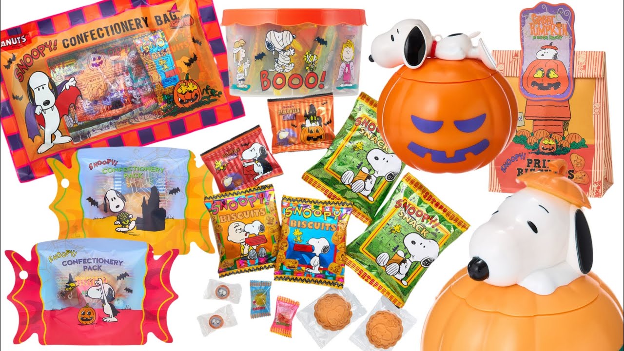 SNOOPY - ハロウィーンSNOOPYキャンディポット 2023年】737円なの!?【スヌーピー】ハロウィン『キャンディ入り