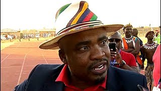 TS Galaxy FC on a Nedbank Cup victory celebration parade