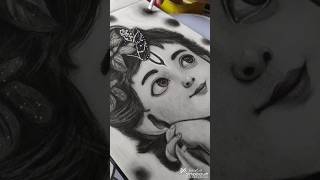 Krishna ji sketch (part4)#viralshorts #fypシ゚viral#umashankarart#treanding#artist#drawing#sketchvideo