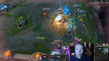 A prime example on why defensive itemization is useless on adc.