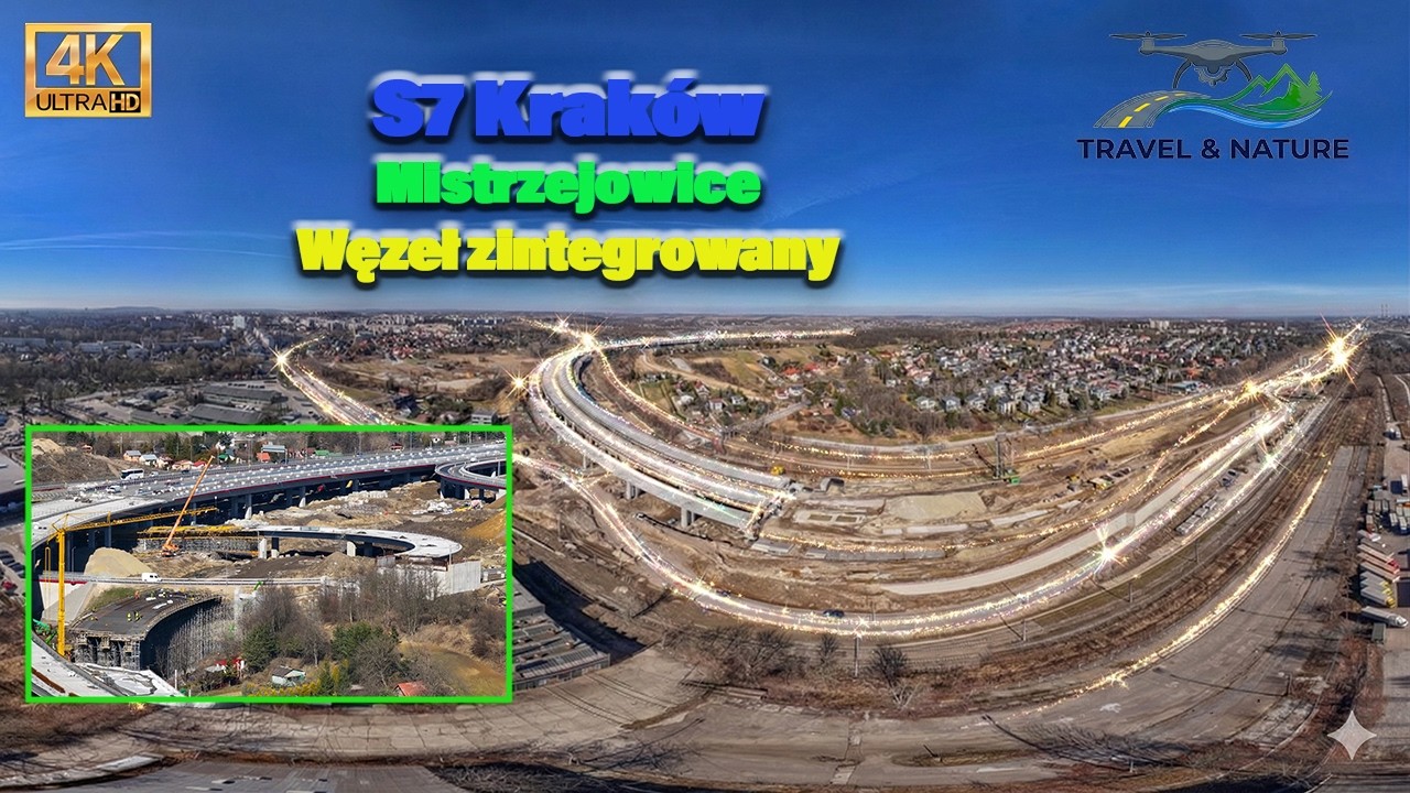 Budowa #S7 #Widoma #Kraków Węzeł Zintegrowany Mistrzejowice 🌹🌹🌹