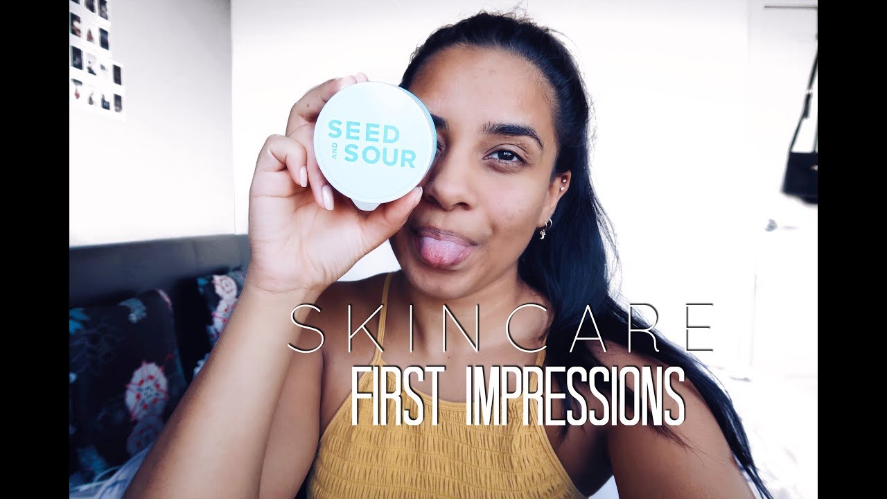 Let's try Seed And Sour! Brightening Vitamin C Clay Mask First