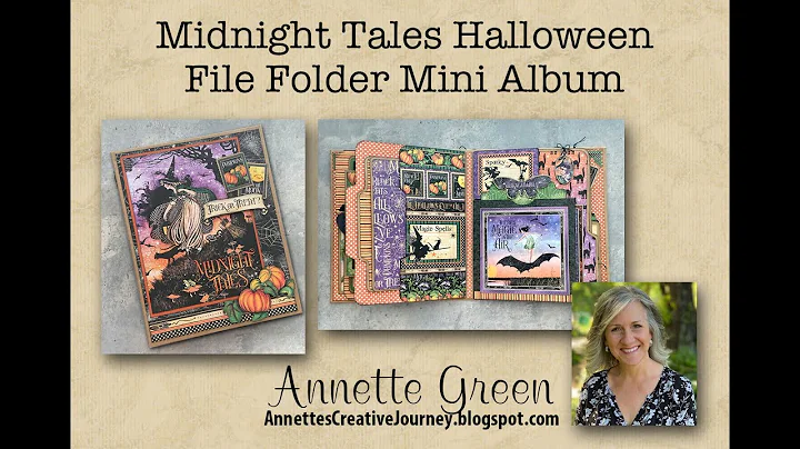Midnight Tales File Folder Mini Album