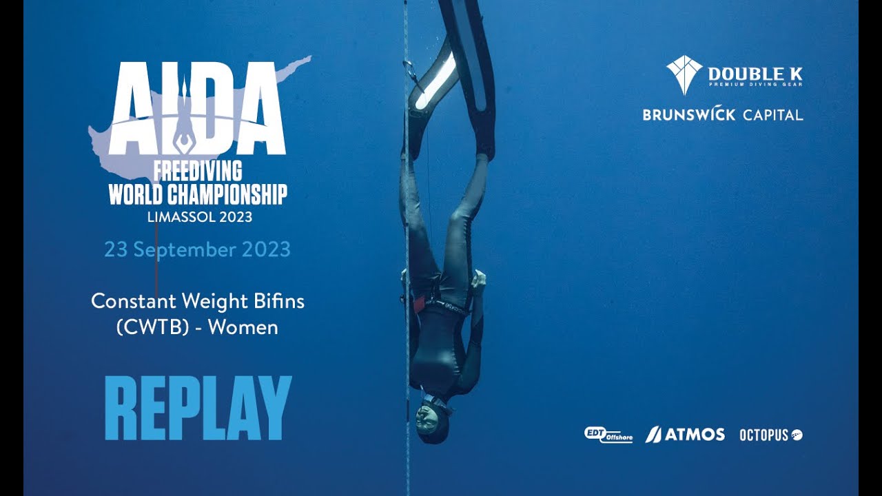 AIDA Depth World Championship Limassol 2023 - Constant Weight Bifins ...