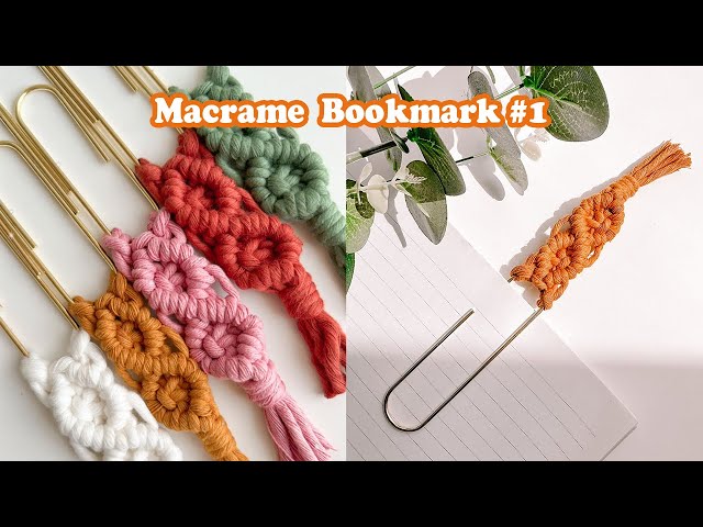 DIY Macrame Paper Clip Learning Kit for Beginners – Max and Herb