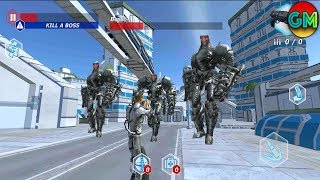 Cyber Gangster 3018 #2 New Game Boss Battle  | by Naxeex LLC | Android GamePlay HD screenshot 4