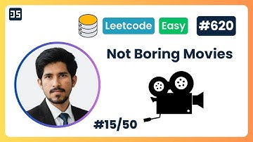 Not Boring Movies | LeetCode SQL Problem 15/50 | 620 | Easy