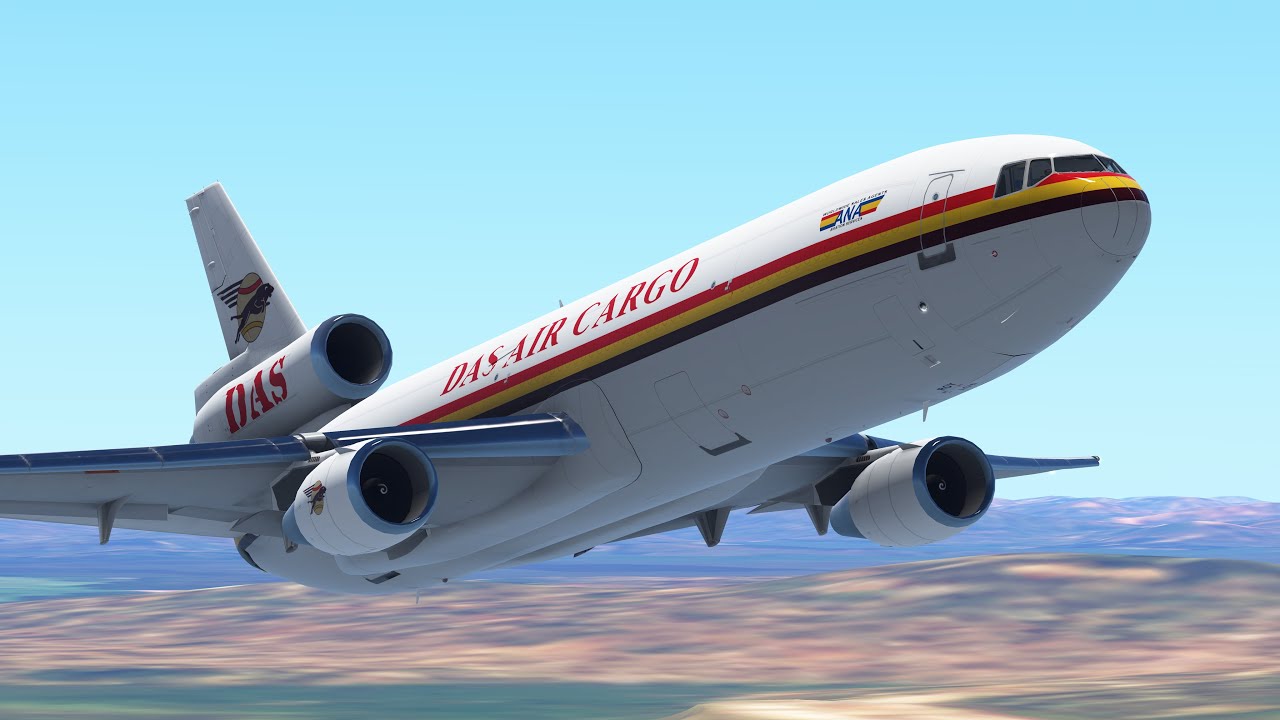 Infinite Flight Global: Nairobi - Entebbe - Bujumbura [DAS Air Cargo DC-10F]