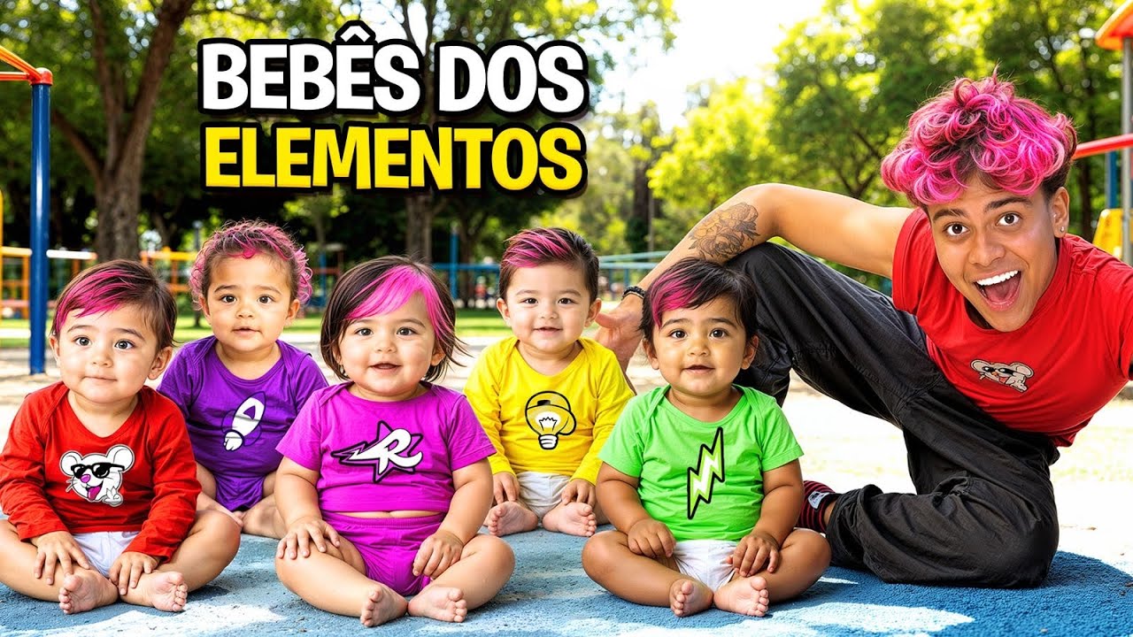 FIZ O BEBÊ DOS ELEMENTOS DOS ROSA! * eles gostaram?