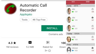 Automatic call recorder with a best quality software/auto call recorder 2019/all Android recorder screenshot 3