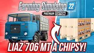 ŠKODA LIAZ 706 MT A VÝROBA BRAMBOROVÝCH CHIPSŮ! | Farming Simulator 22 Premium Expansion #17