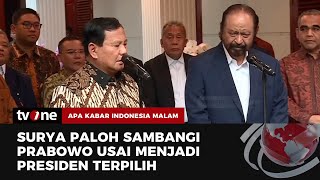 Prabowo dan Surya Paloh Sepakat Kerja Sama Untuk Rakyat | AKIM tvOne