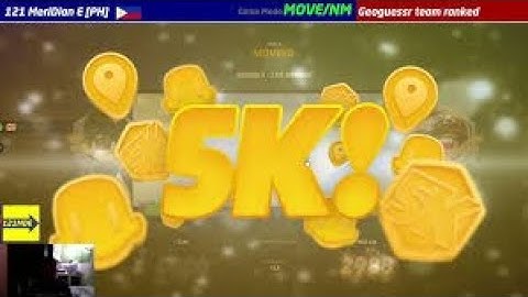 My first 5k on geoguessr ( NO MOVE )