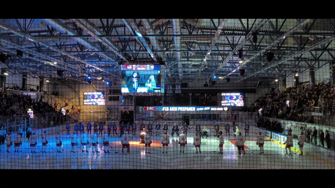 Arsi Piispanen IK Oskarshamn hyllning wall of fame 211211