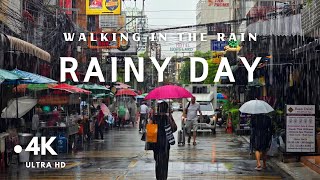 [4K] Bangkok Rainy Day Walk ☔ Walking in the Rain in Summer Season by JWINTHAI 2,832 views 3 weeks ago 10 minutes, 43 seconds