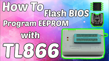 How To Flash BIOS, Program EEPROM with TL866  Programmer, Laptop Repair
