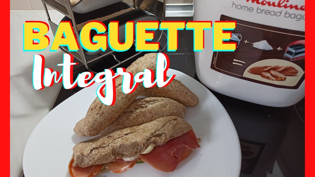 😋 Cómo Hacer Mini Baguettes ▻ Panificadora Moulinex 🥖🥖 