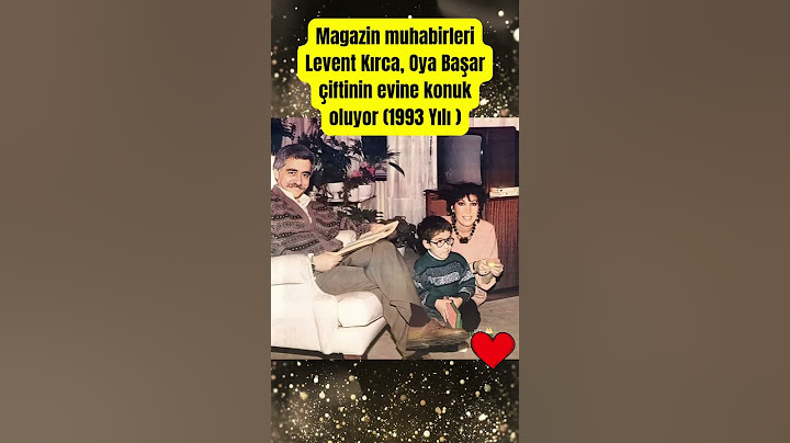 Magazin muhabirleri Levent Kırca, Oya Başar çiftinin evine konuk oluyor 1993 Yılı #paraisletmecisi