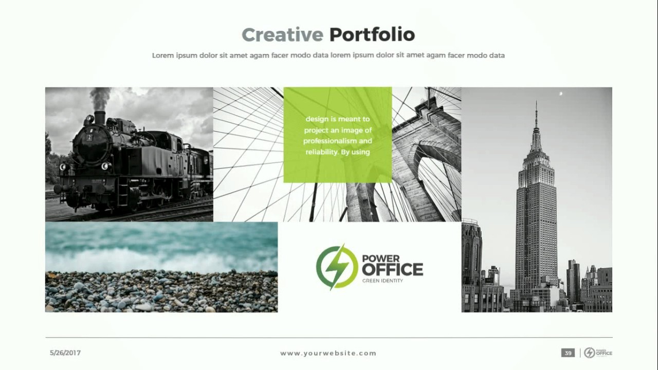 corporate minimal business powerpoint youtube corporate powerpoint