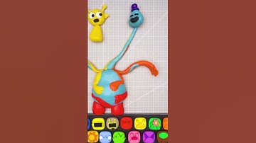 Sprunki - The endless loop of the story of Simon x Doey poppy playtime,  made of stopmotion clay !