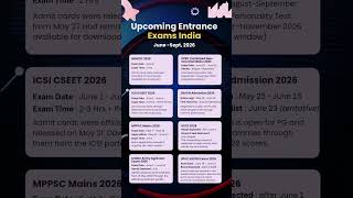 Exam Updates 2026 Part 1 | NIMCET, UPSC, ICSI, KCET, MPPSC &amp; More | #examnews