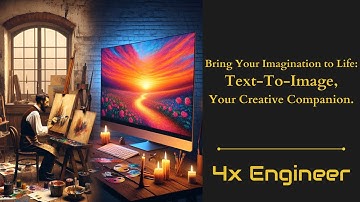 Revolutionize Your Visual Content with Text-to-Image Service | Hindi Video | 4x Engineer
