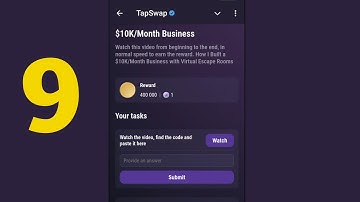 $10K/Month Business | TapSwap Video Code |How I Built a $10K/Month Business with Virtual Escape Room
