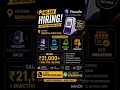 Job opening