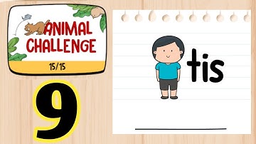Brain Test Tricky Words Animal Names Level 9