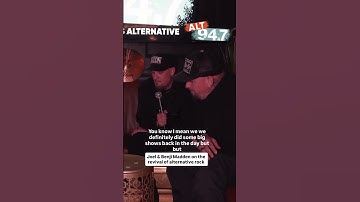 Benji & Joel Madden of Good Charlotte talk the revival of alternative rock at Aftershock 2025