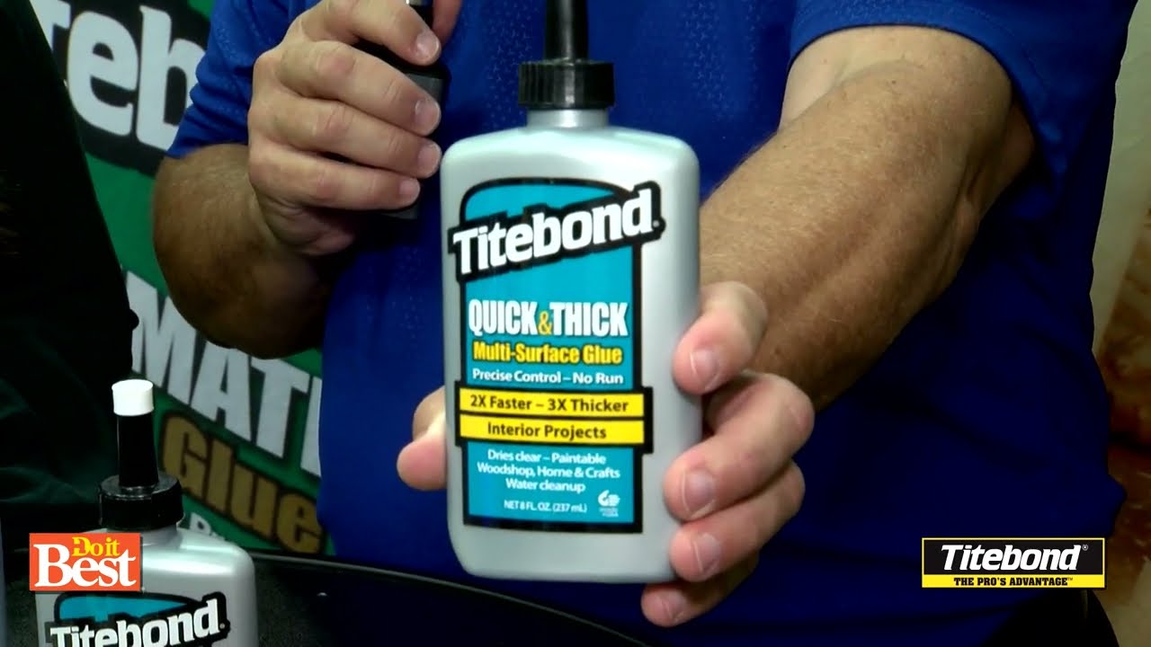 Titebond® Targets New Quick & Thick Glue at Hobbyists, DIYers - Woodworking, Blog, Videos, Plans