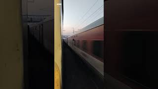 18234 Narmada Express xing 🔁 20971 Shalimar SF Express ❤ #india #indianrailways #shorts