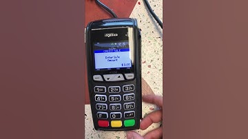 Running a sale on the ingenico terminal