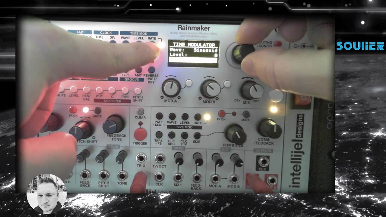 Intellijel Cylonix Rainmaker Stereo Rhythmic Delay and Comb