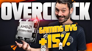 Ryzen 5 7600 OVERCLOCK: rimarrai stupito! 🤯