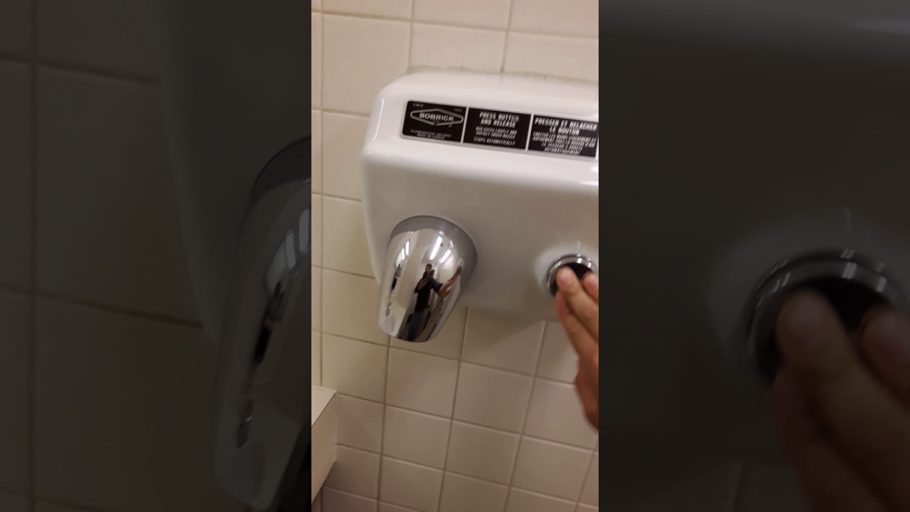 Vintage bobrick hand dryer at Wendy's plains Road east . YouTube