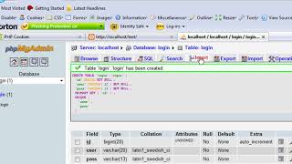 HD PHP Tutorial   Creating Login page MySQL Part 1