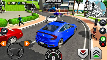 Driver’s License Course #6 🚙 - Blue Car Game Android gameplay