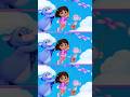 Dora & Boots fly in the sky! #shorts